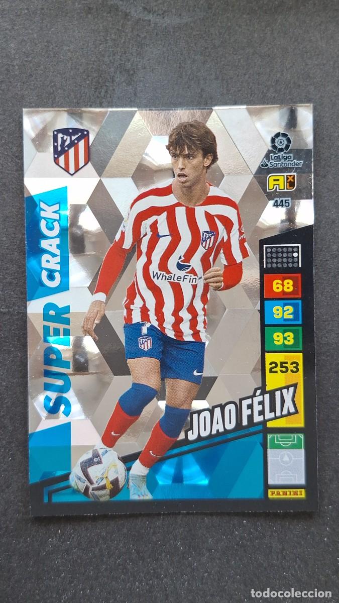 Cromos de F&uacute;tbol: L1 JOAO FELIX ATLETICO DE MADRID 445 SUPER CRACK ADRENALYN XL LIGA 2022/2023 22 23 PANINI