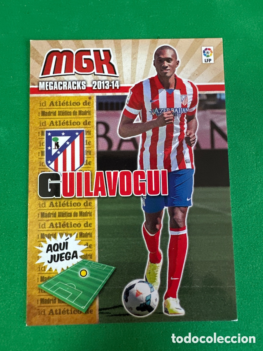 Cromos de Futebol: 499 GUILAVOGUI (AT.MADRID) NUEVO FICHAJE MEGACRACKS 2013-2014 13 14 PANINI TRADING CARD