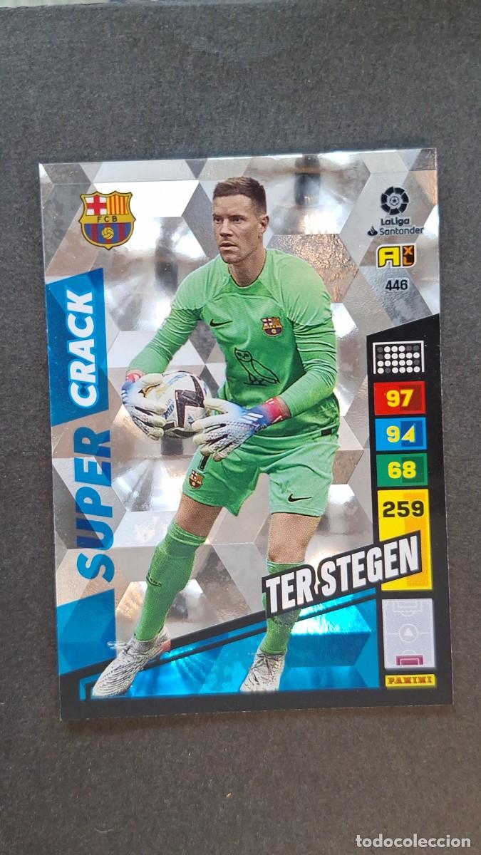 Cromos de F&uacute;tbol: L1 TER STEGEN F. C. BARCELONA 446 SUPER CRACK ADRENALYN XL LIGA 2022/2023 22 23 PANINI
