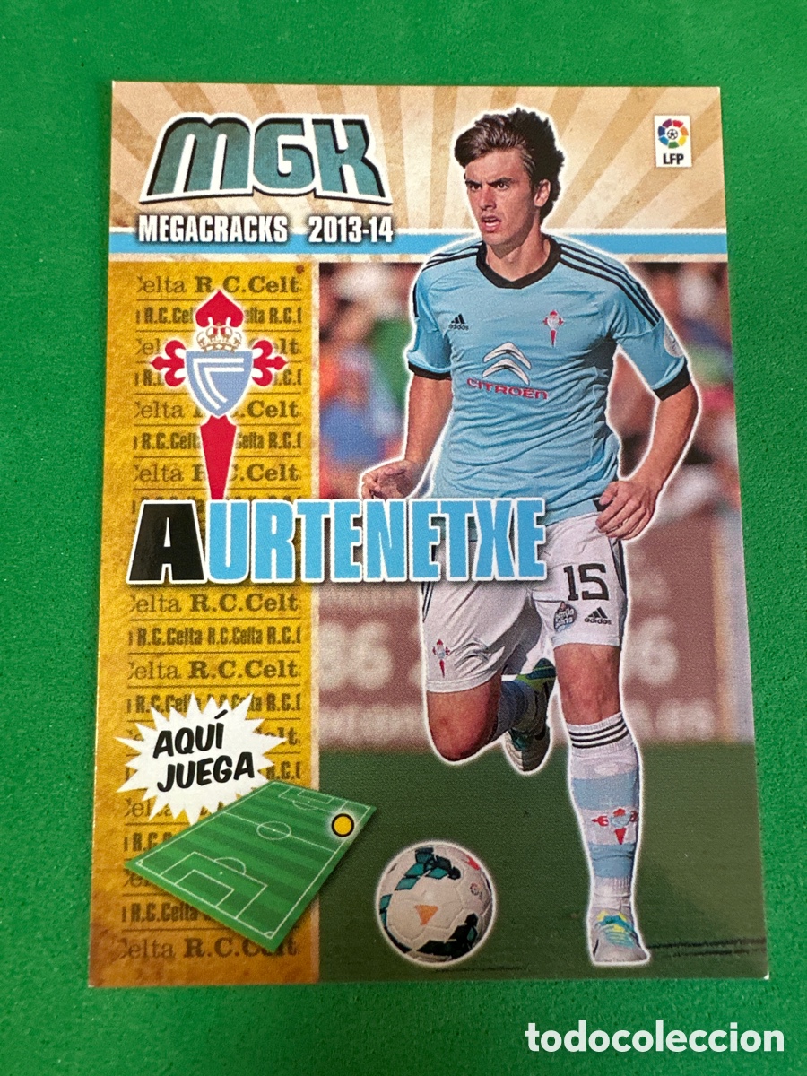 Cromos de Futebol: 501 AURTENETXE(CELTA) NUEVO FICHAJE MEGACRACKS 2013-2014 13 14 PANINI TRADING CARD