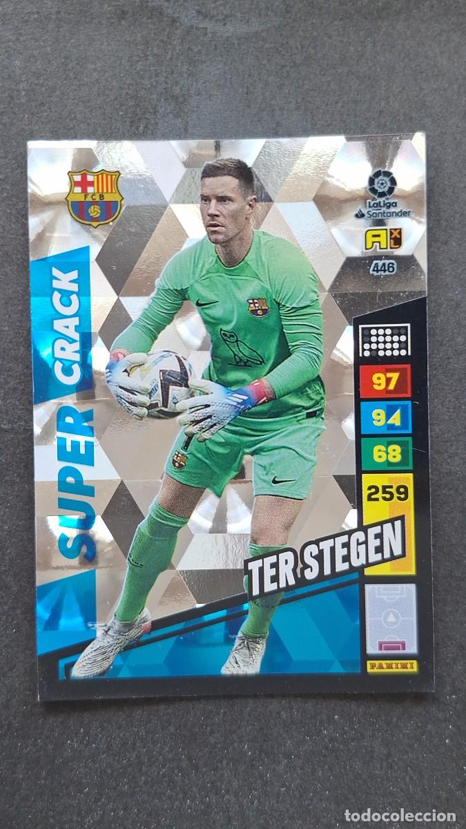 Cromos de F&uacute;tbol: L1 TER STEGEN F. C. BARCELONA 446 SUPER CRACK ADRENALYN XL LIGA 2022/2023 22 23 PANINI