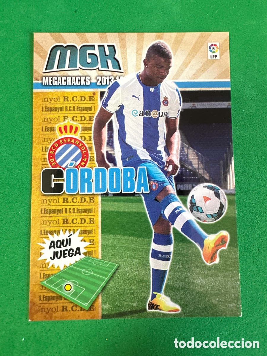 Cromos de F&uacute;tbol: 503 C&Oacute;RDOBA (ESPANYOL) NUEVO FICHAJE MEGACRACKS 2013-2014 13 14 PANINI TRADING CARD