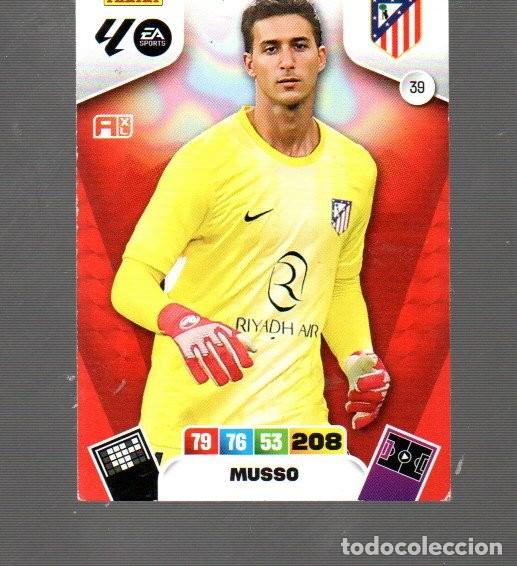 Cromos de F&uacute;tbol: CROMOS DE FUTBOL XL. ADRENALYN PANINI DEL ATL&Eacute;TICO DE MADRID N&ordm; 39 MUSSO