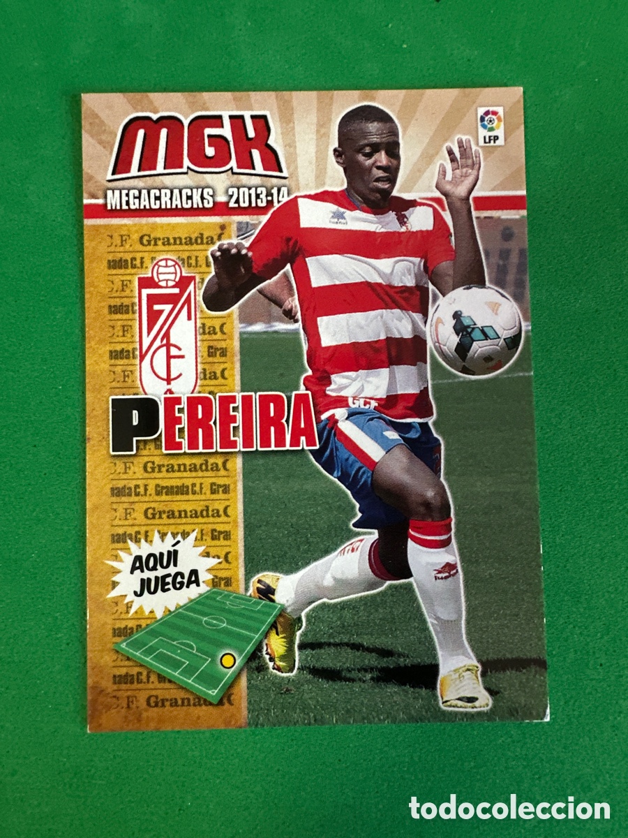 Cromos de F&uacute;tbol: 504 PEREIRA(GRANADA) NUEVO FICHAJE MEGACRACKS 2013-2014 13 14 PANINI TRADING CARD