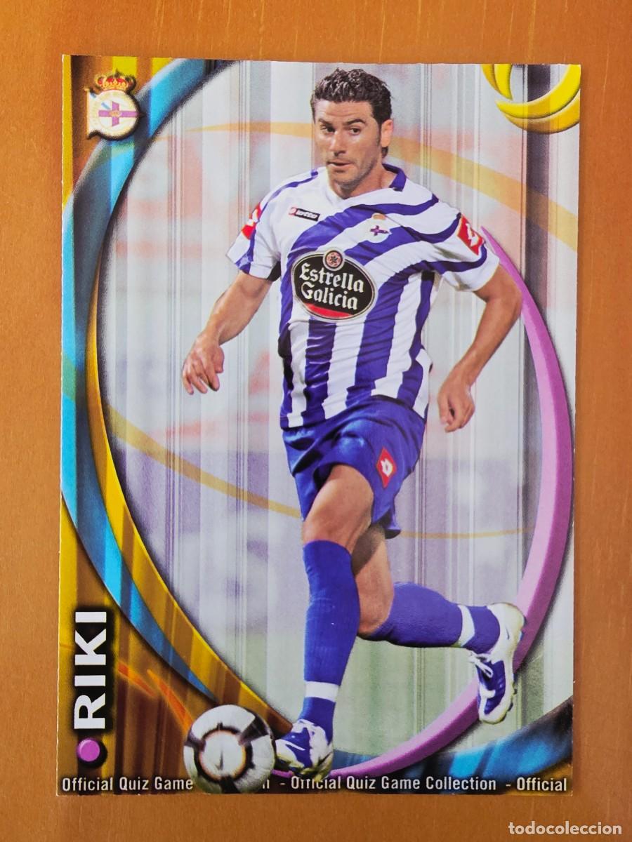 Cartes &agrave; collectionner de Football: 261 Riki, Deportivo de la Coru&ntilde;a, Mundicromo Sport Fichas Quiz de la Liga 2010 2011