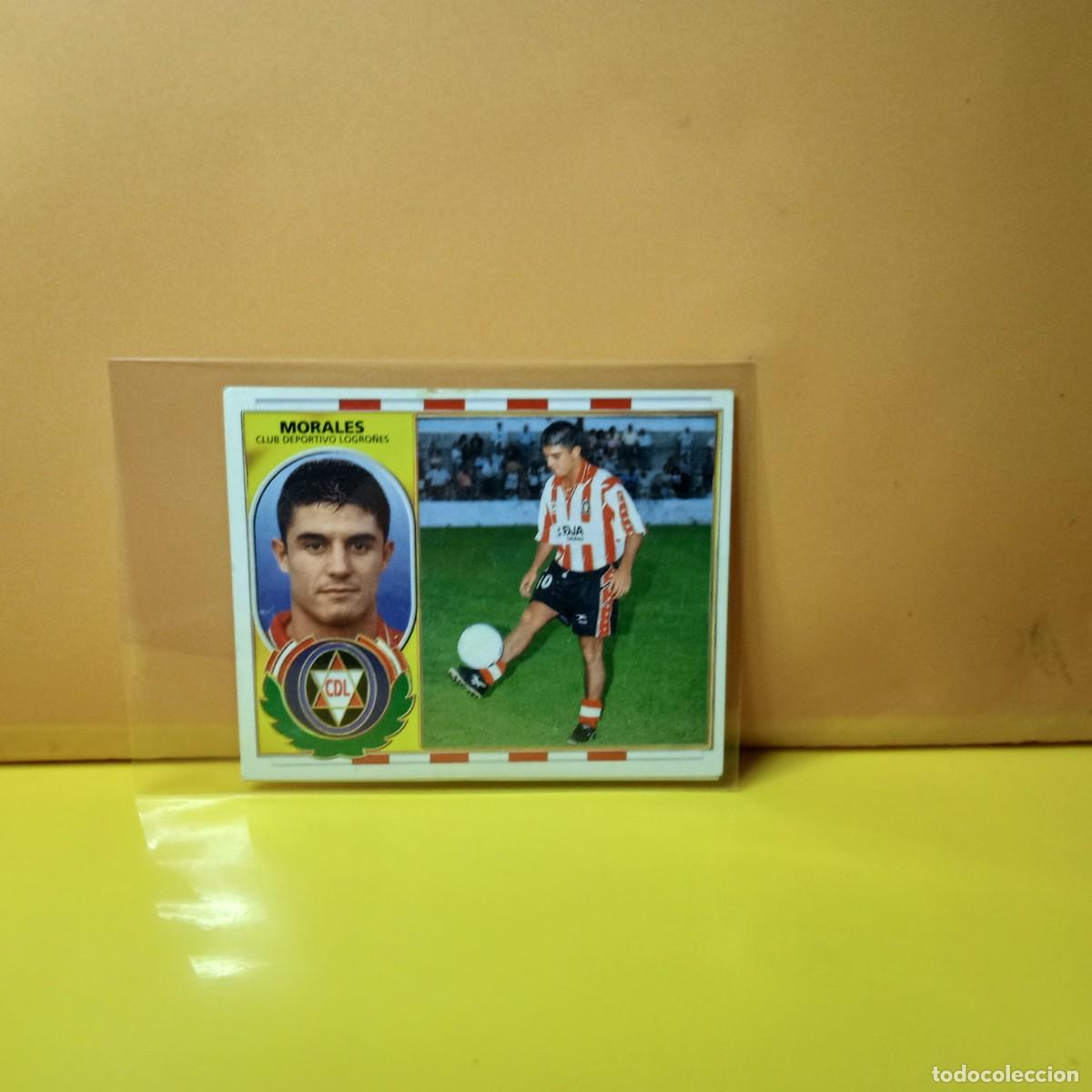 Figurine di Calcio: EDICIONES ESTE 1996 1997 96 97 COLOCA MORALES CD LOGRO&Ntilde;ES
