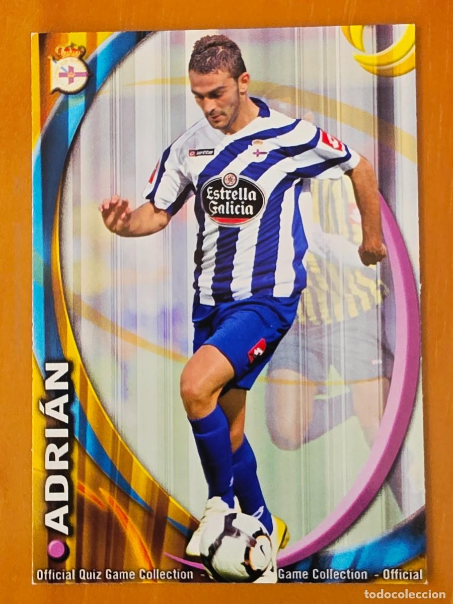 Figurine di Calcio: 264 Adri&aacute;n L&oacute;pez, Deportivo de la Coru&ntilde;a, error, Mundicromo Sport Fichas Quiz de la Liga 2010 2011