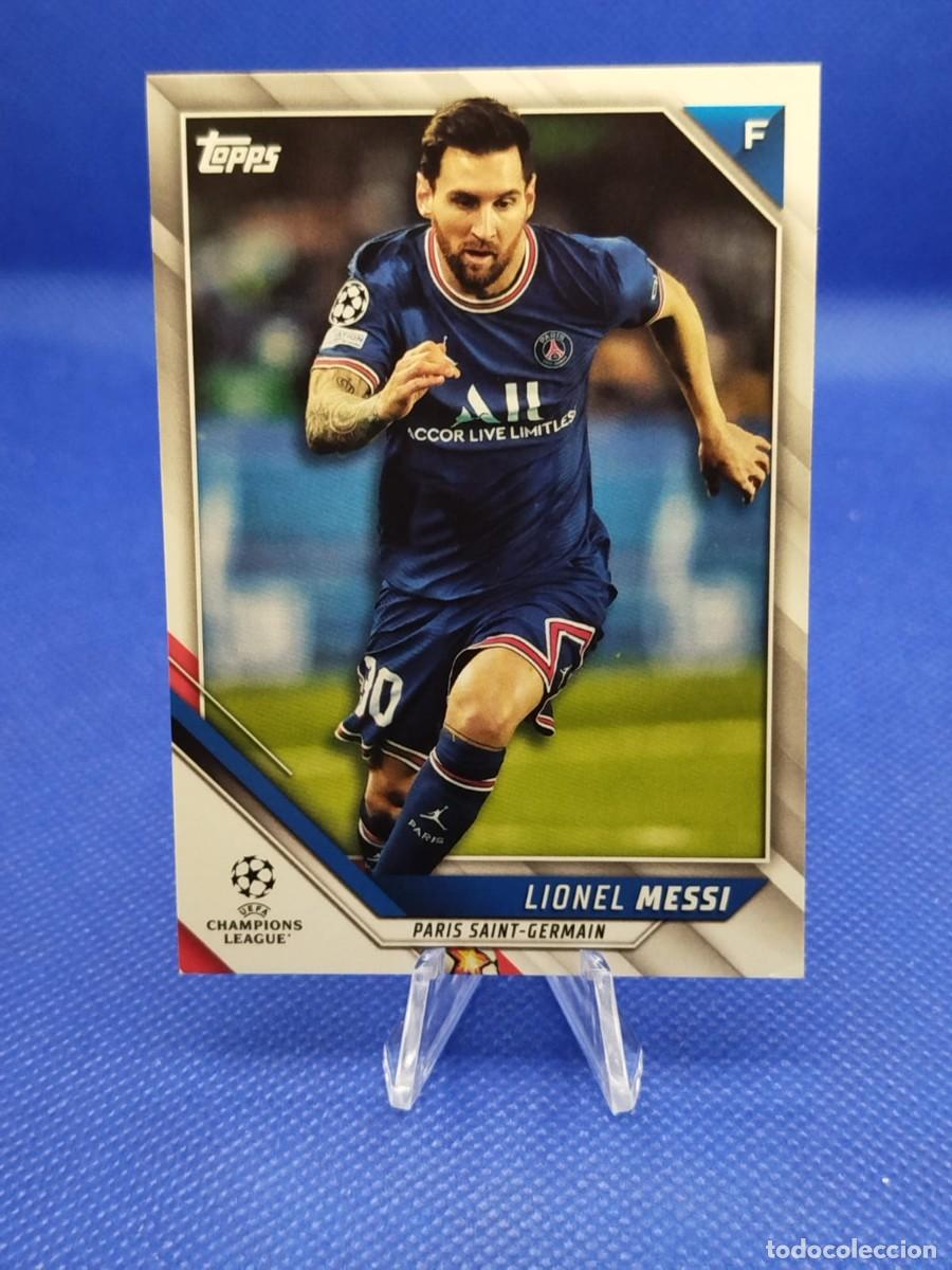 Cromos de F&uacute;tbol: #10 LIONEL MESSI PARIS SAINT-GERMAIN 2021 2022 TOPPS UEFA CHAMPIONS LEAGUE 21 22