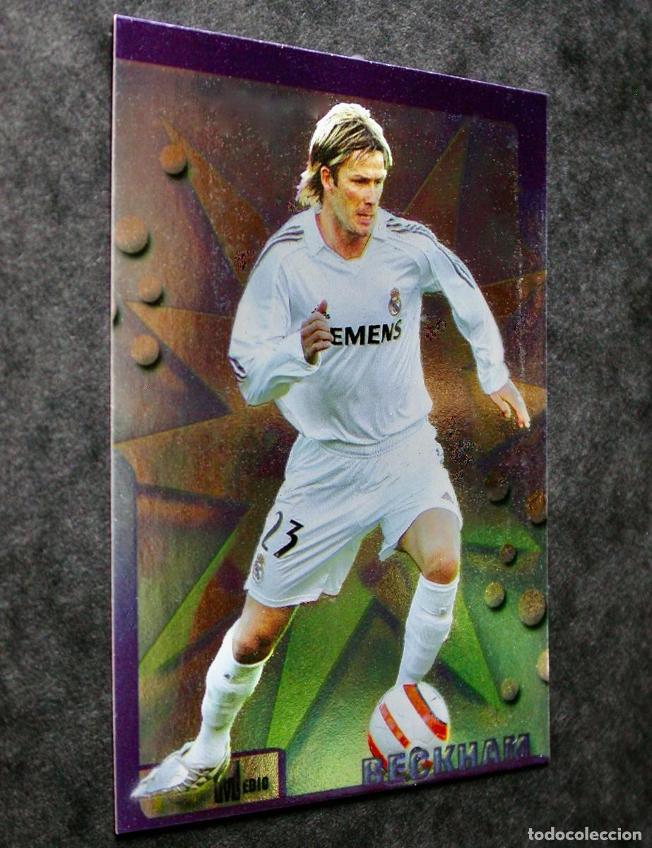 Cromos de F&uacute;tbol: DAVID BECKHAM 92 TOP LIGA 2006 DE MUNDICROMO, BRILLO ESPEJO