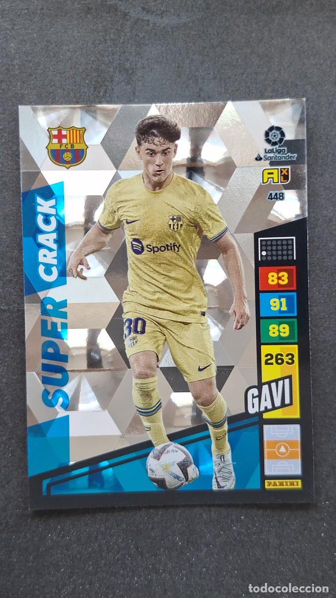 Cromos de F&uacute;tbol: L1 GAVI F. C. BARCELONA 448 SUPER CRACK ADRENALYN XL LIGA 2022/2023 22 23 PANINI