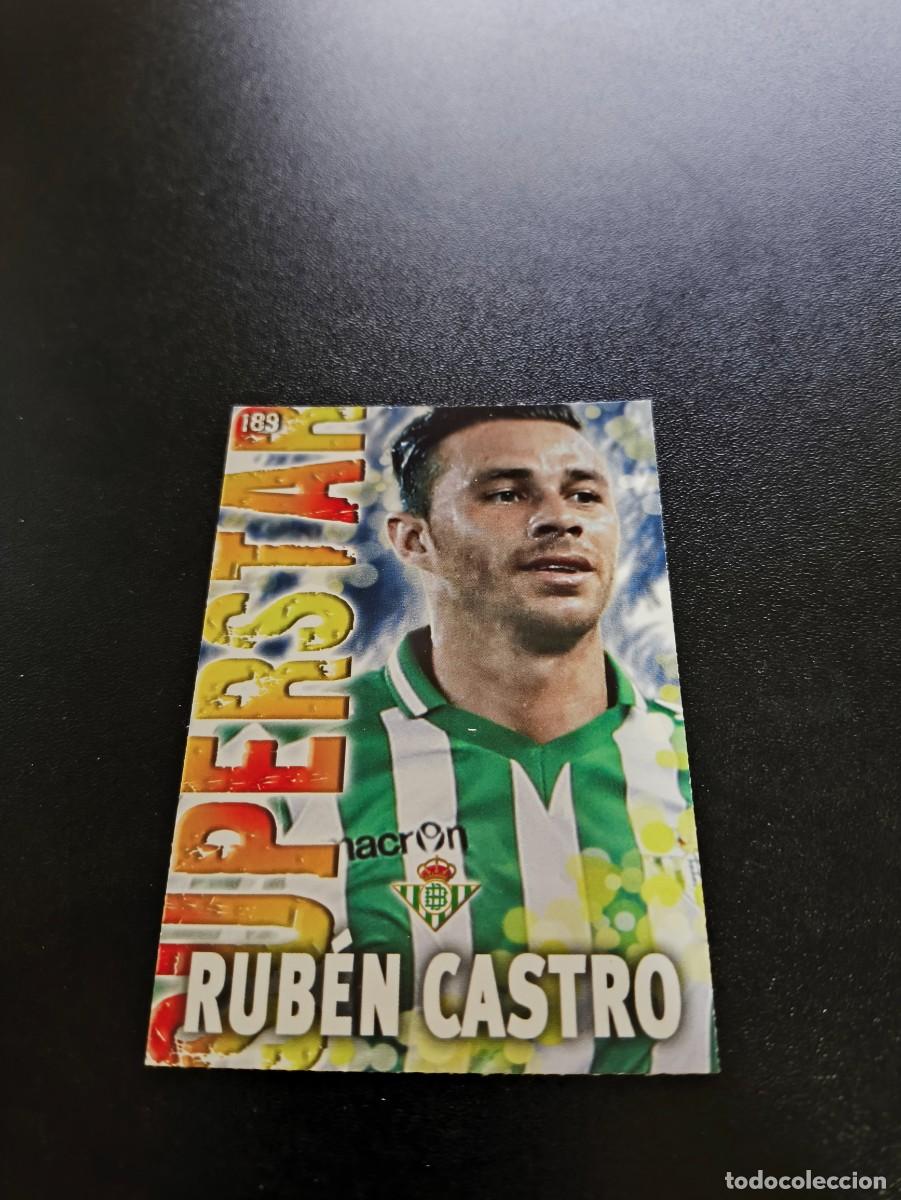 Cromos de F&uacute;tbol: 189 RUBEN CASTRO SUPERSTAR MATE BETIS MUNDICROMO LIGA 2013 2014 13 14 NO PANINI ESTE MEGACRACKS
