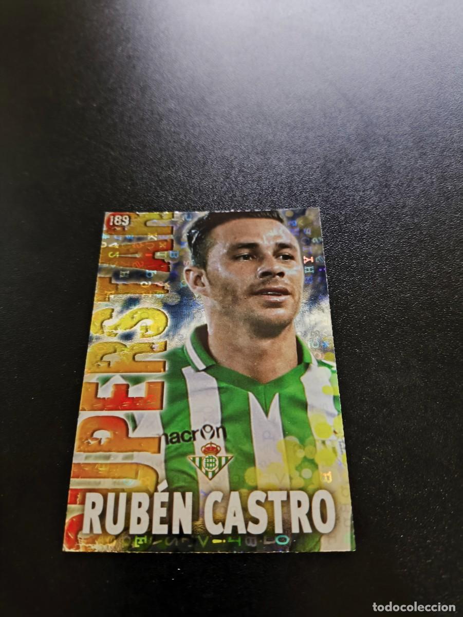 Football Stickers: 189 RUBEN CASTRO SUPERSTAR LETRAS BETIS MUNDICROMO LIGA 2013 2014 13 14 NO PANINI ESTE MEGACRACKS