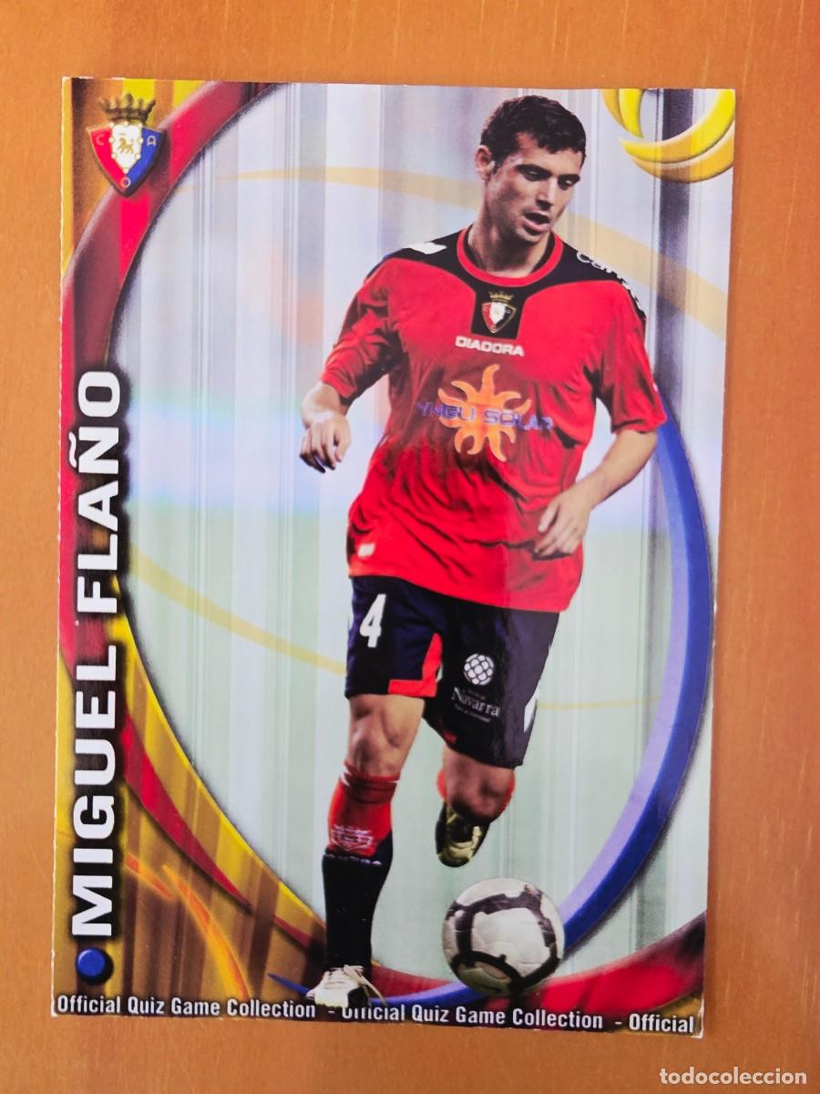 Cartes &agrave; collectionner de Football: 306 Miguel Fla&ntilde;o, CA Osasuna, error defensiv, Mundicromo Sport Fichas Quiz de la Liga 2010 2011