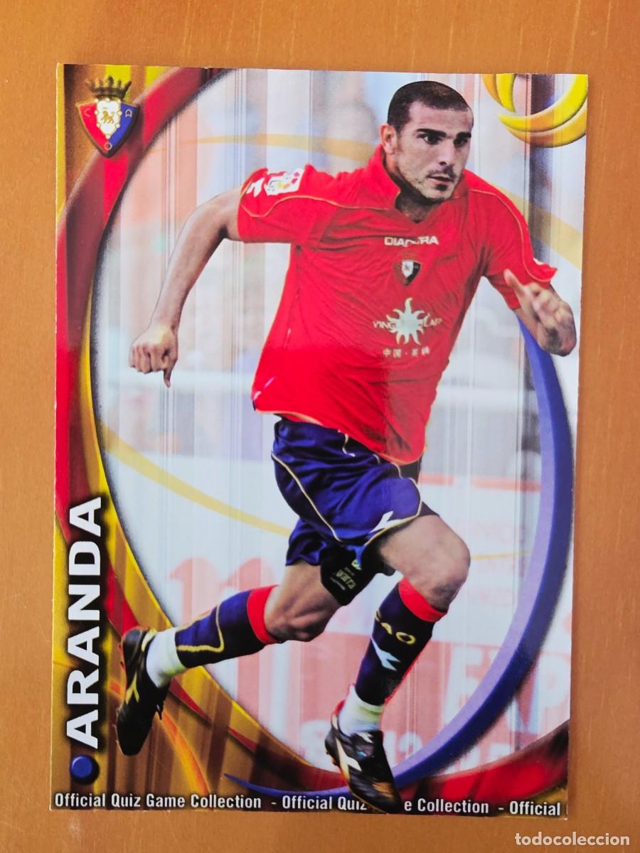 Cartes &agrave; collectionner de Football: 318 Aranda, CA Osasuna, Mundicromo Sport Fichas Quiz de la Liga 2010 2011