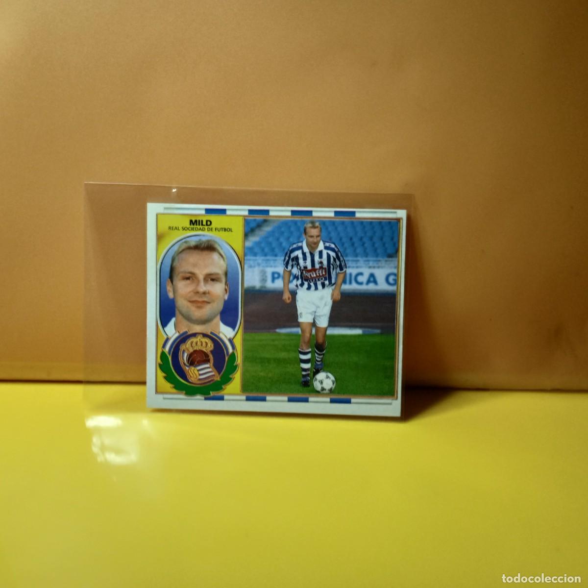 Fu&szlig;ball-Sticker: EDICIONES ESTE 1996 1997 96 97 COLOCA MILD REAL SOCIEDAD
