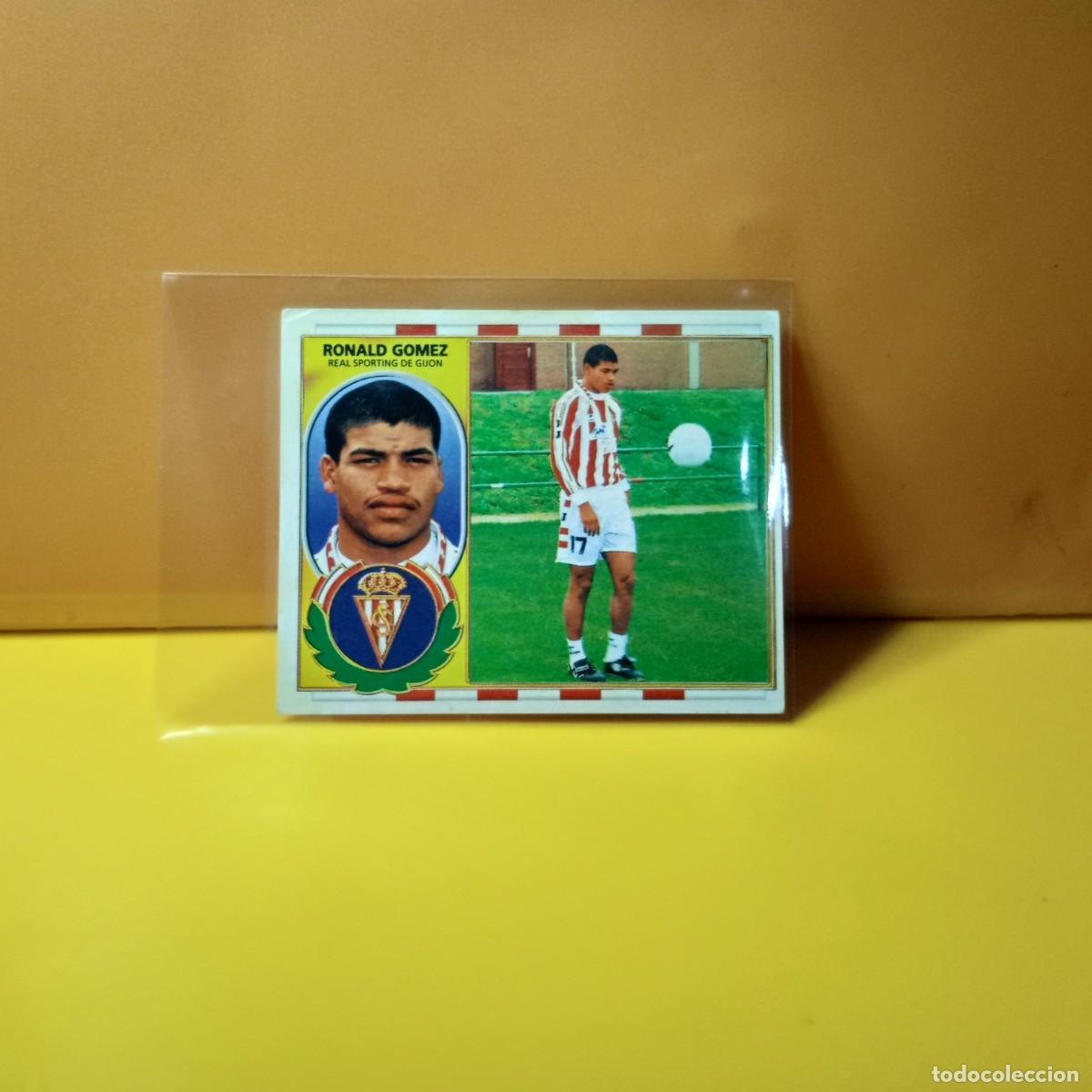 Football Stickers: EDICIONES ESTE 1996 1997 96 97 COLOCA RONALD GOMEZ SPORTING DE GIJ&Oacute;N