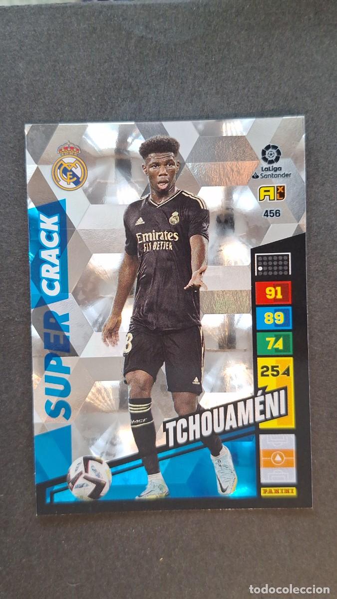 Football Stickers: L1 TCHOUAMENI REAL MADRID 456 SUPER CRACK ADRENALYN XL LIGA 2022/2023 22 23 PANINI
