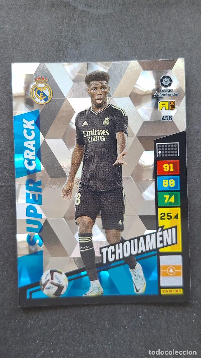 Football Stickers: L1 TCHOUAMENI REAL MADRID 456 SUPER CRACK ADRENALYN XL LIGA 2022/2023 22 23 PANINI