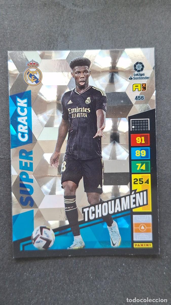 Football Stickers: L1 TCHOUAMENI REAL MADRID 456 SUPER CRACK ADRENALYN XL LIGA 2022/2023 22 23 PANINI