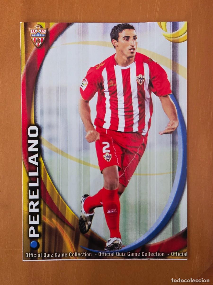 Football Stickers: 331 Pellerano, UD Almer&iacute;a, error Perellano, Mundicromo Sport Fichas Quiz de la Liga 2010 2011