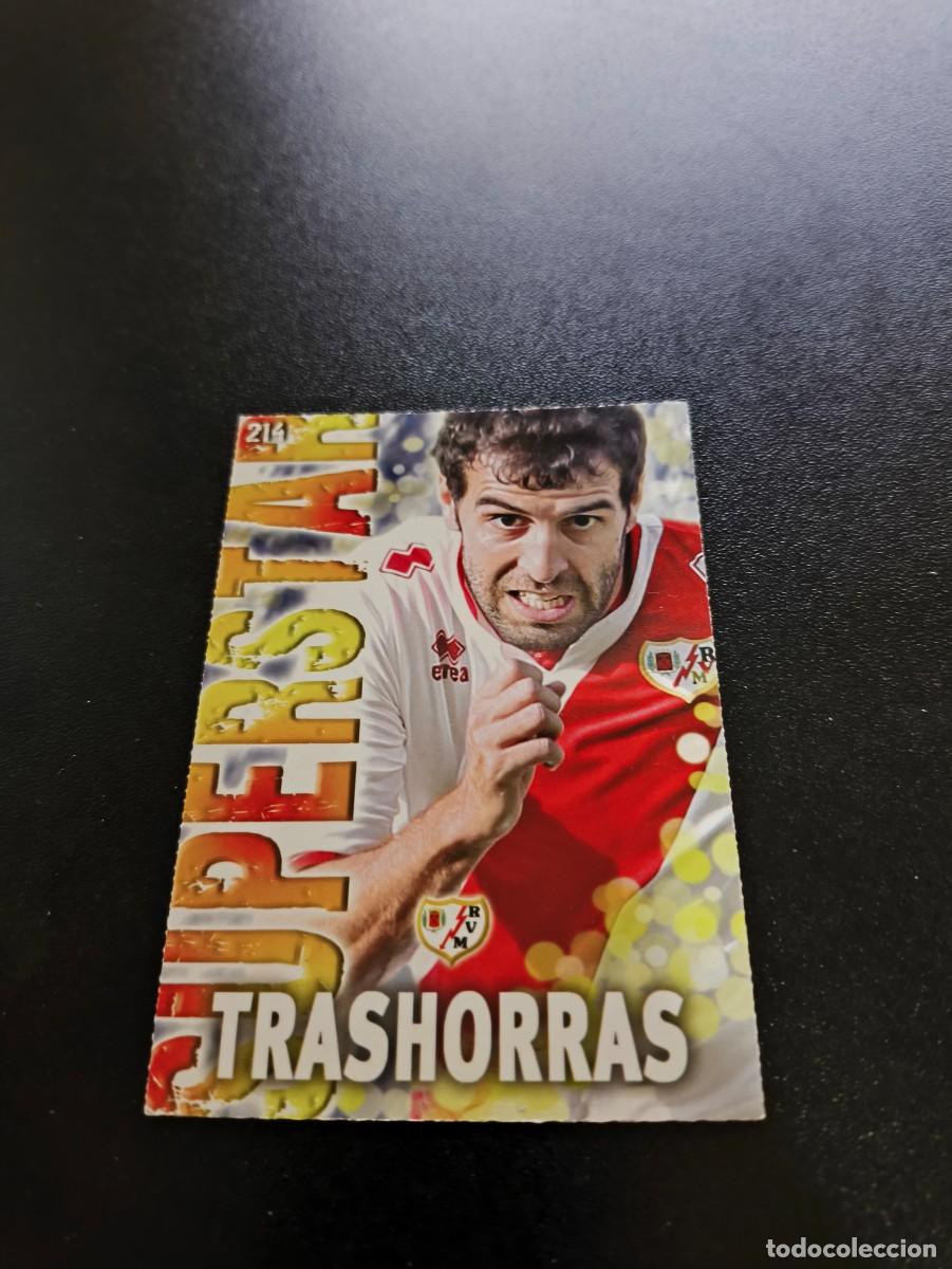 Fu&szlig;ball-Sticker: 214 TRASHORRAS SUPERSTAR FONDO MATE RAYO MUNDICROMO LIGA 2013 2014 13 14 NO PANINI ESTE MEGACRACKS