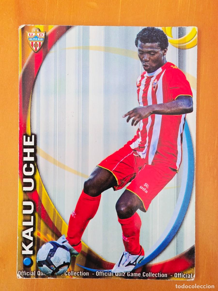 Cartes &agrave; collectionner de Football: 343 Kalu Uche, UD Almer&iacute;a, Mundicromo Sport Fichas Quiz de la Liga 2010 2011