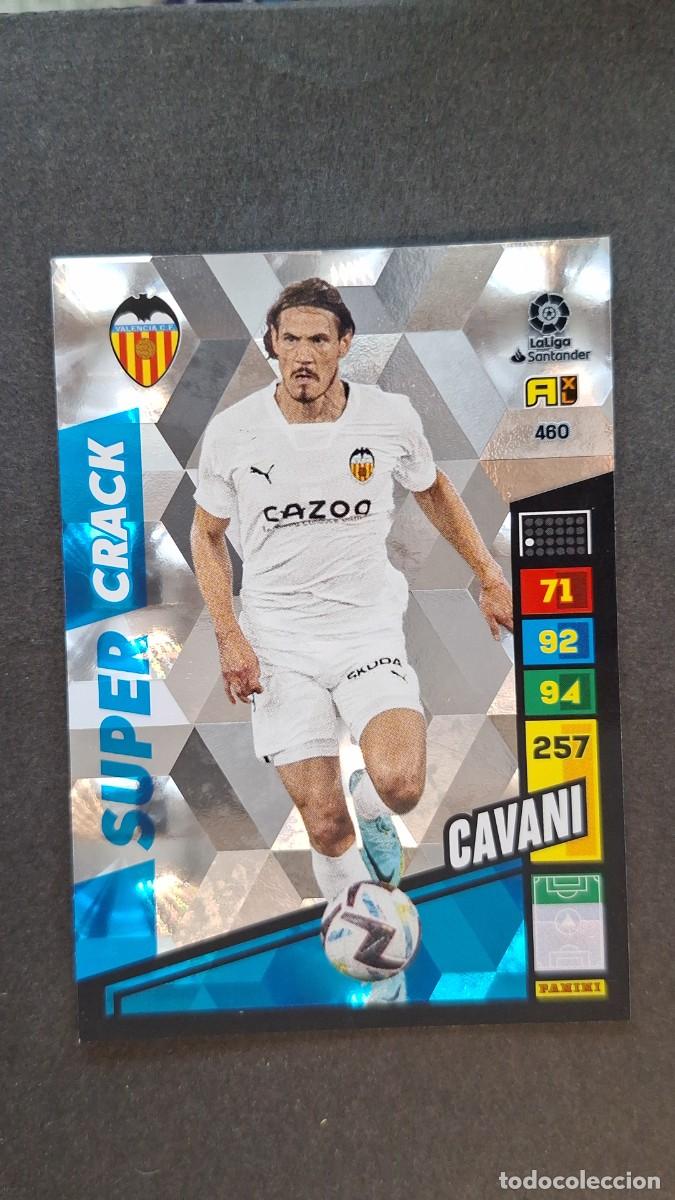 Cromos de F&uacute;tbol: L1 CAVANI VALENCIA C. F. 460 SUPER CRACK ADRENALYN XL LIGA 2022/2023 22 23 PANINI