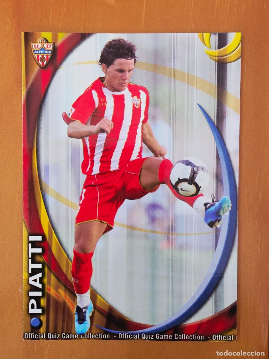 Cromos de F&uacute;tbol: 344 Pablo Piatti, UD Almer&iacute;a, Mundicromo Sport Fichas Quiz de la Liga 2010 2011