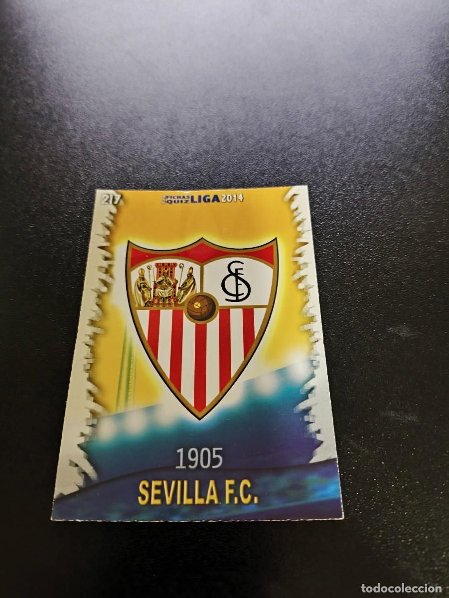 Cartes &agrave; collectionner de Football: 217 ESCUDO BRILLO LISO SEVILLA MUNDICROMO LIGA 2013 2014 13 14 NO PANINI ESTE MEGACRACKS