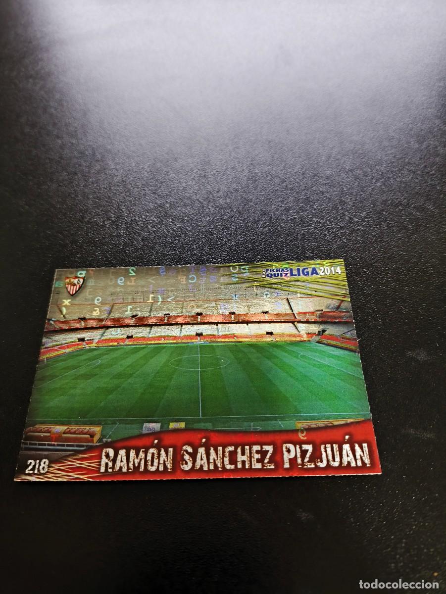 Cromos de F&uacute;tbol: 218 SANCHEZ PIZJUAN FONDO LETRAS SEVILLA MUNDICROMO LIGA 2013 2014 13 14 NO PANINI ESTE MEGACRACKS