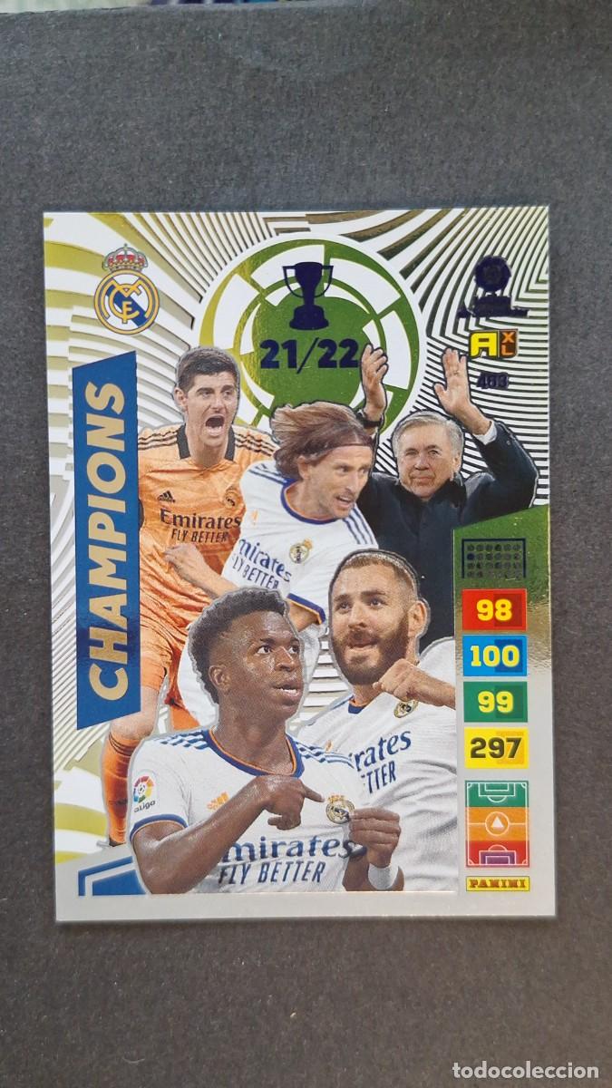 Cromos de F&uacute;tbol: L1 REAL MADRID CHAMPIONS 21/22 463 ADRENALYN XL LIGA 2022/2023 22 23 PANINI