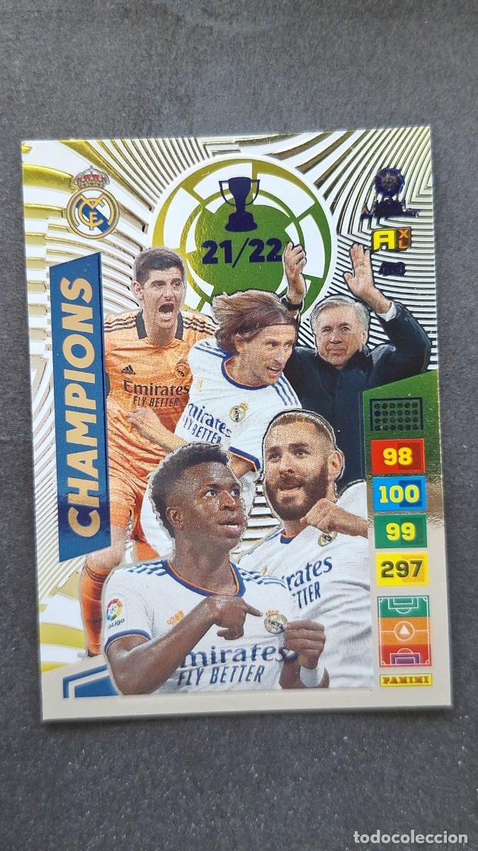 Cromos de F&uacute;tbol: L1 REAL MADRID CHAMPIONS 21/22 463 ADRENALYN XL LIGA 2022/2023 22 23 PANINI
