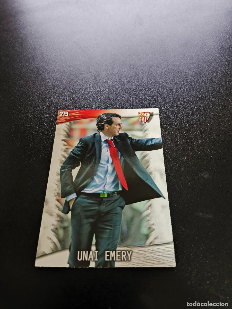 Cromos de F&uacute;tbol: 219 Unai Emery SEVILLA MUNDICROMO LIGA 2013 2014 13 14 NO PANINI ESTE MEGACRACKS
