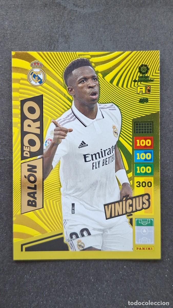 Cromos de F&uacute;tbol: L1 VINICIUS REAL MADRID BALON DE ORO 468 ADRENALYN XL LIGA 2022/2023 22 23 PANINI