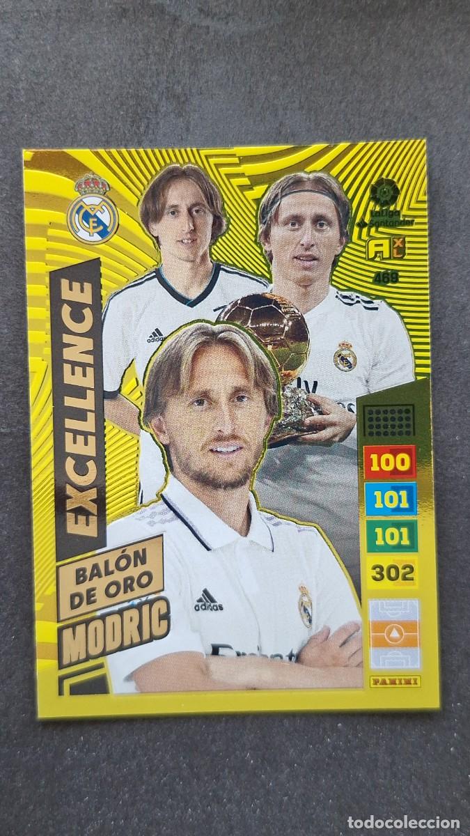 Cromos de F&uacute;tbol: L1 MODRIC REAL MADRID BALON DE ORO EXCELLENCE 469 ADRENALYN XL LIGA 2022/2023 22 23 PANINI