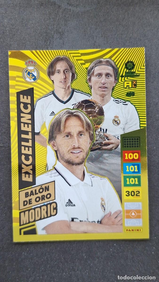 Cromos de F&uacute;tbol: L1 MODRIC REAL MADRID BALON DE ORO EXCELLENCE 469 ADRENALYN XL LIGA 2022/2023 22 23 PANINI