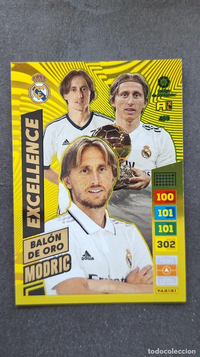 Cromos de F&uacute;tbol: L1 MODRIC REAL MADRID BALON DE ORO EXCELLENCE 469 ADRENALYN XL LIGA 2022/2023 22 23 PANINI
