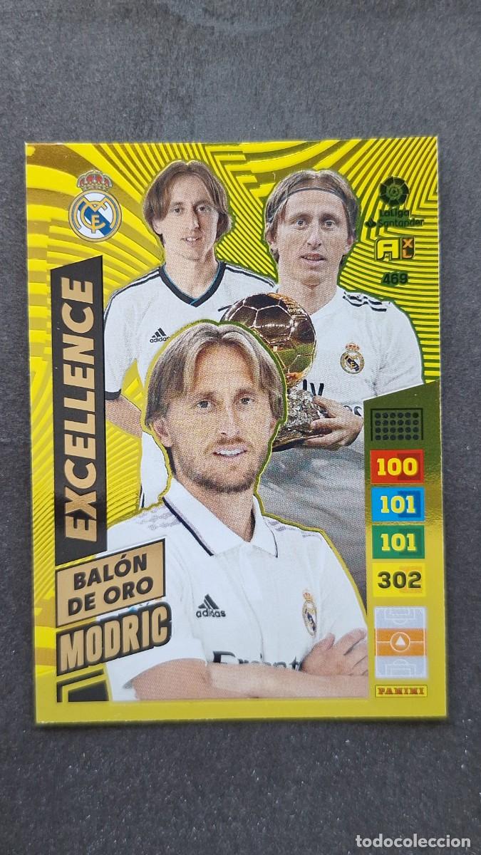 Cromos de F&uacute;tbol: L1 MODRIC REAL MADRID BALON DE ORO EXCELLENCE 469 ADRENALYN XL LIGA 2022/2023 22 23 PANINI