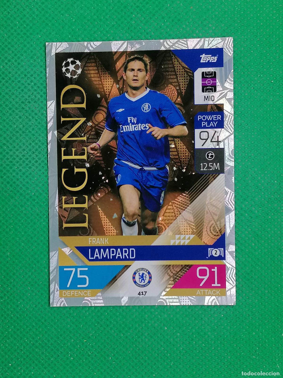 Cromos de F&uacute;tbol: 417 FRANK LAMPARD CHELSEA LEGEND ⚽ TOPPS MATCH ATTAX CHAMPIONS 2022 2023 22 23 ⚽