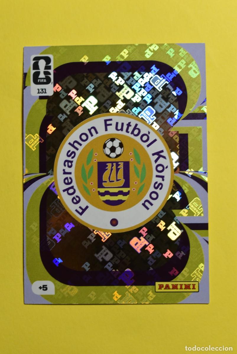 Cromos de F&uacute;tbol: Cromo Adrenalyn FIFA World Cup 2026. Mundial. Escudo. Curazao. N.&ordm; 131. Panini