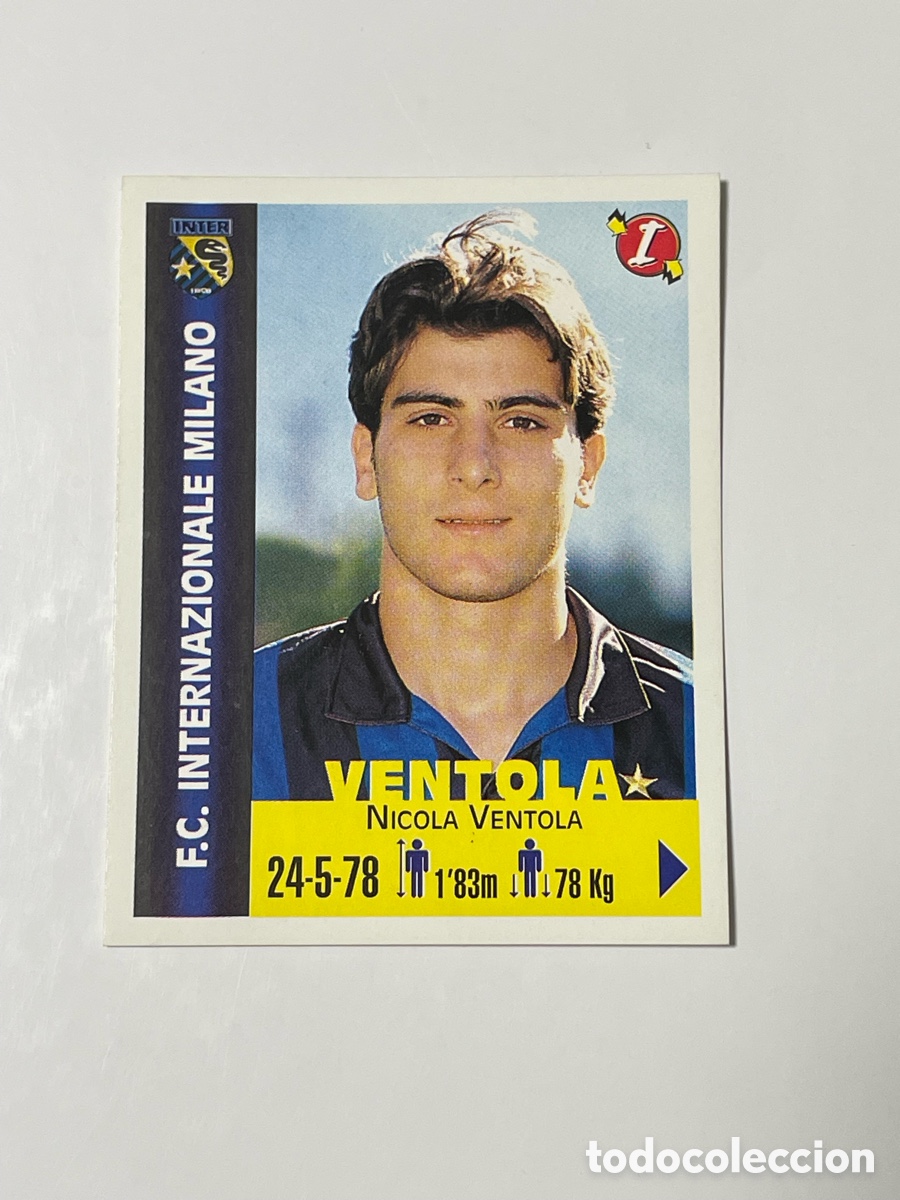 Cromos de F&uacute;tbol: Nicola Ventola Inter de Mil&aacute;n Panini Equipos de Europa 1999 #142