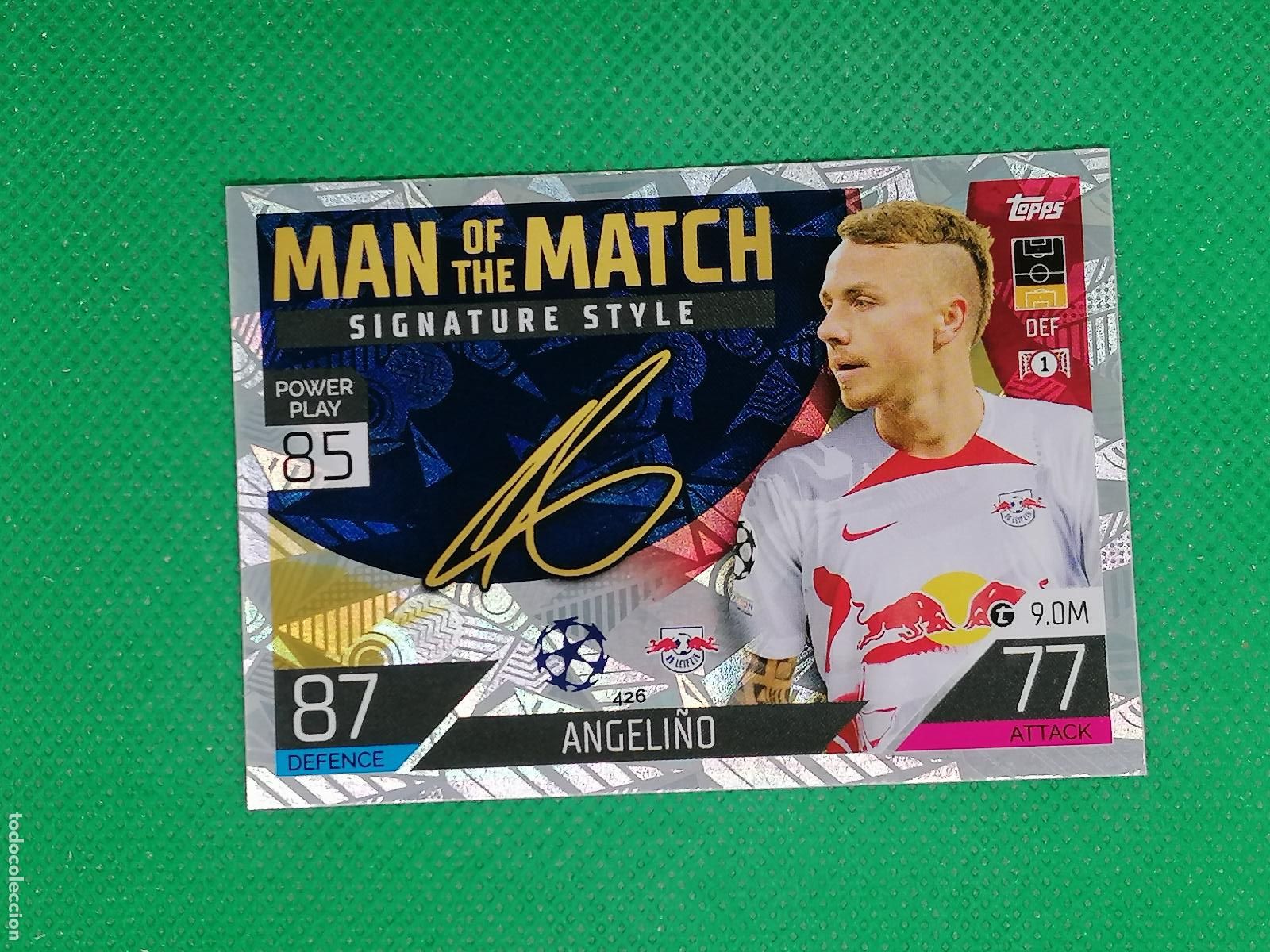 Cromos de F&uacute;tbol: 426 ANGELI&Ntilde;O LEIPZIG MAN MATCH SIGNATURE ⚽ TOPPS MATCH ATTAX CHAMPIONS 2022 2023 22 23 ⚽