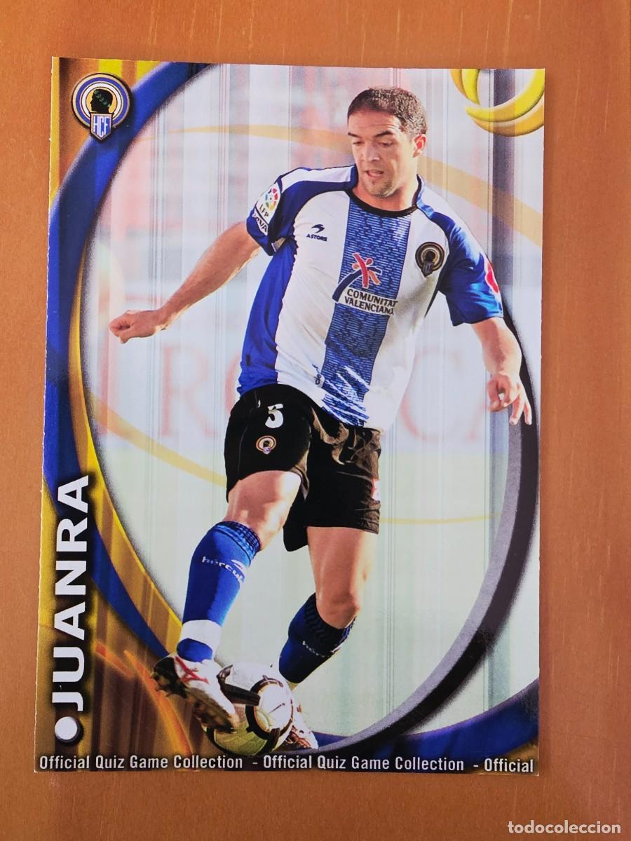 Cromos de F&uacute;tbol: 492 Juanra, H&eacute;rcules CF, Mundicromo Sport Fichas Quiz de la Liga 2010 2011