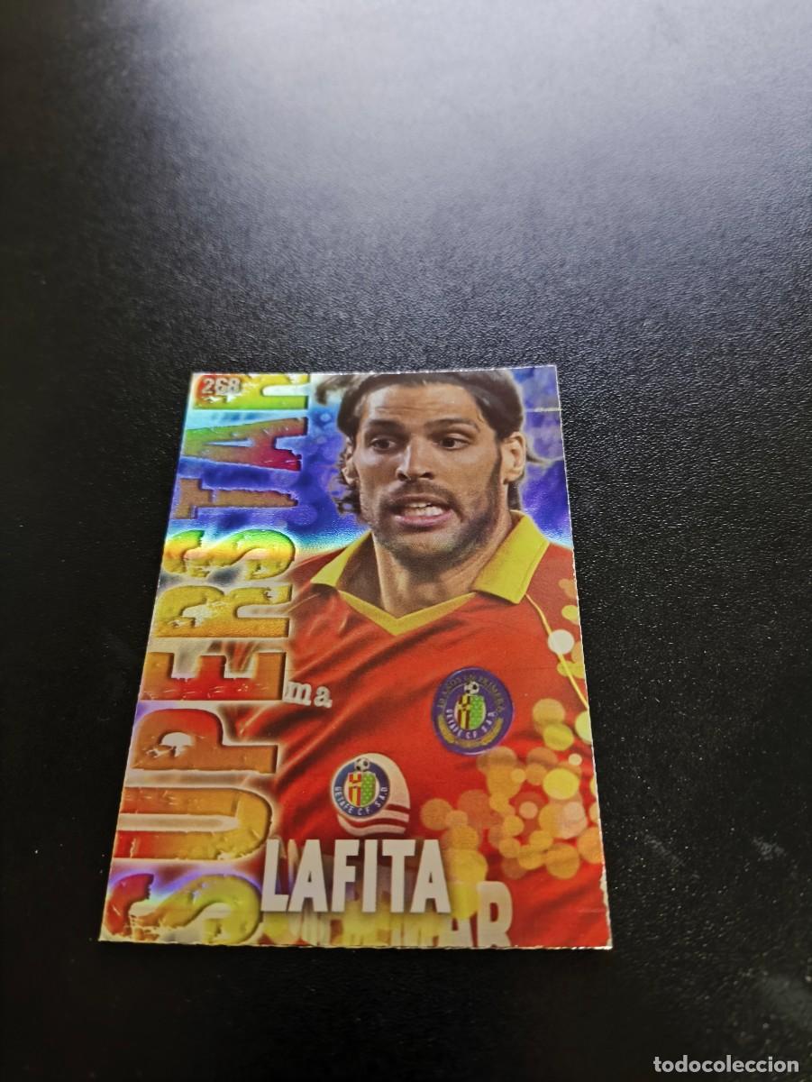 Cromos de F&uacute;tbol: 268 LAFITA SUPERSTAR FONDO RAYAS GETAFE MUNDICROMO LIGA 2013 2014 13 14 NO PANINI ESTE MEGACRACKS