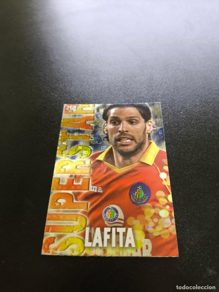 Cromos de F&uacute;tbol: 268 LAFITA SUPERSTAR FONDO LETRAS GETAFE MUNDICROMO LIGA 2013 2014 13 14 NO PANINI ESTE MEGACRACKS