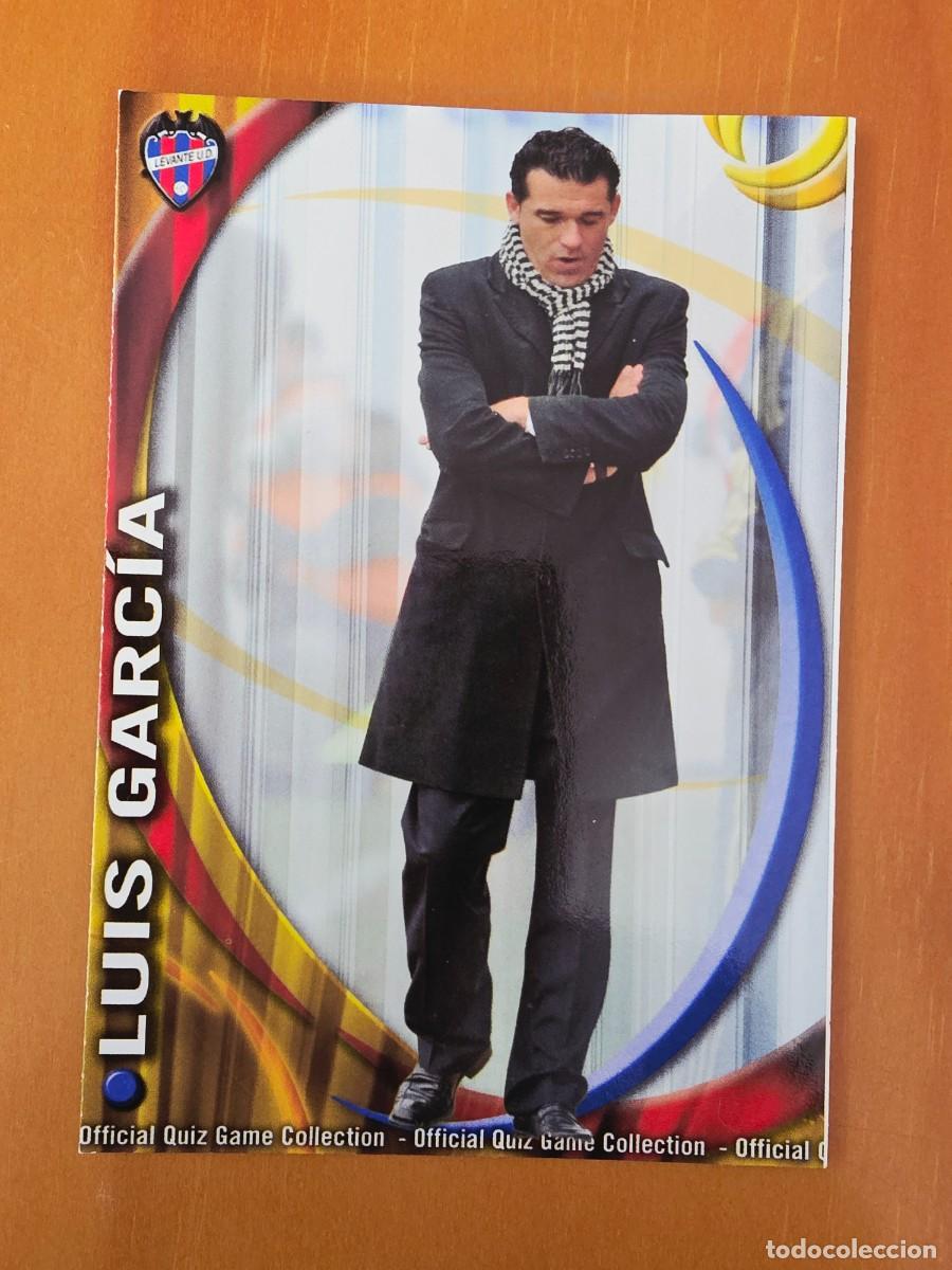 Cromos de F&uacute;tbol: 516 Luis Garc&iacute;a Plaza, Levante UD, Mundicromo Sport Fichas Quiz de la Liga 2010 2011