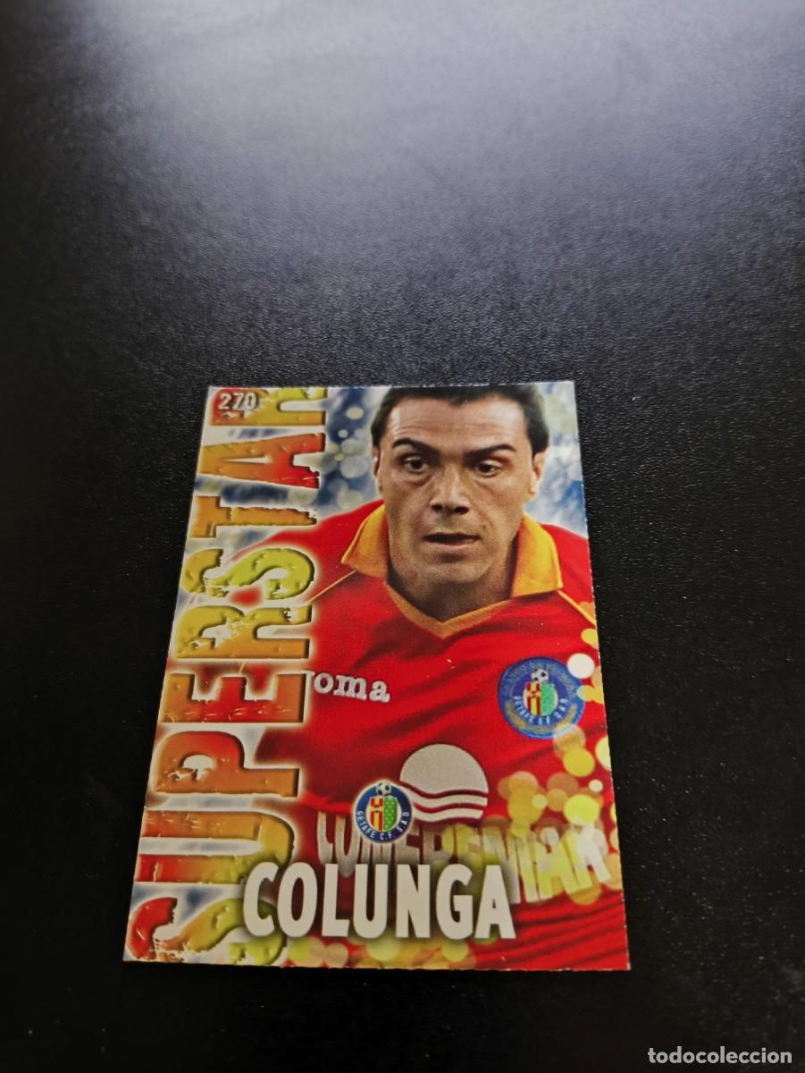 Cromos de F&uacute;tbol: 270 COLUNGA SUPERSTAR FONDO MATE GETAFE MUNDICROMO LIGA 2013 2014 13 14 NO PANINI ESTE MEGACRACKS