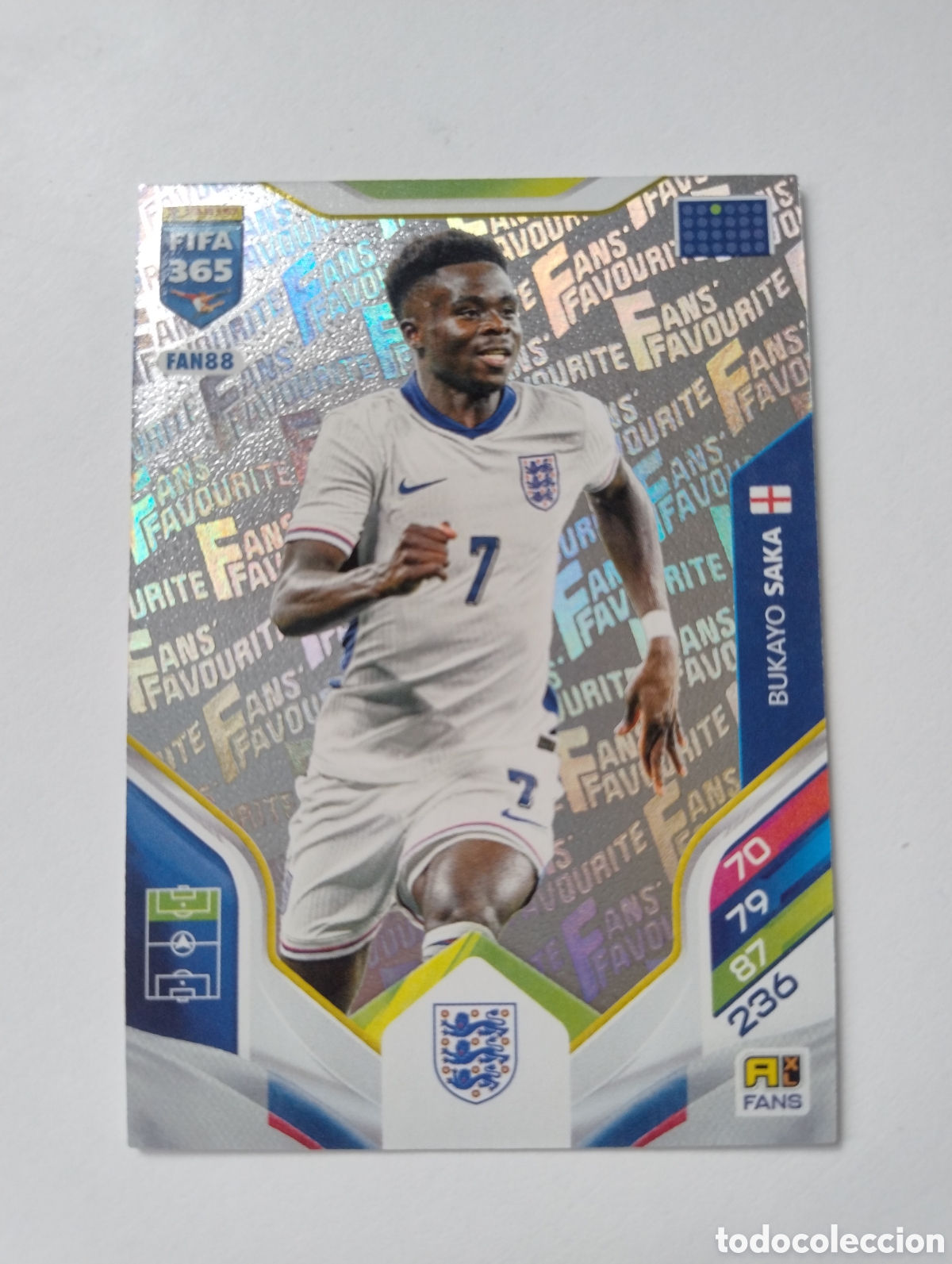 Cromos de F&uacute;tbol: FAN 88 - Saka - Inglaterra - Adrenalyn XL FIFA 365 2026