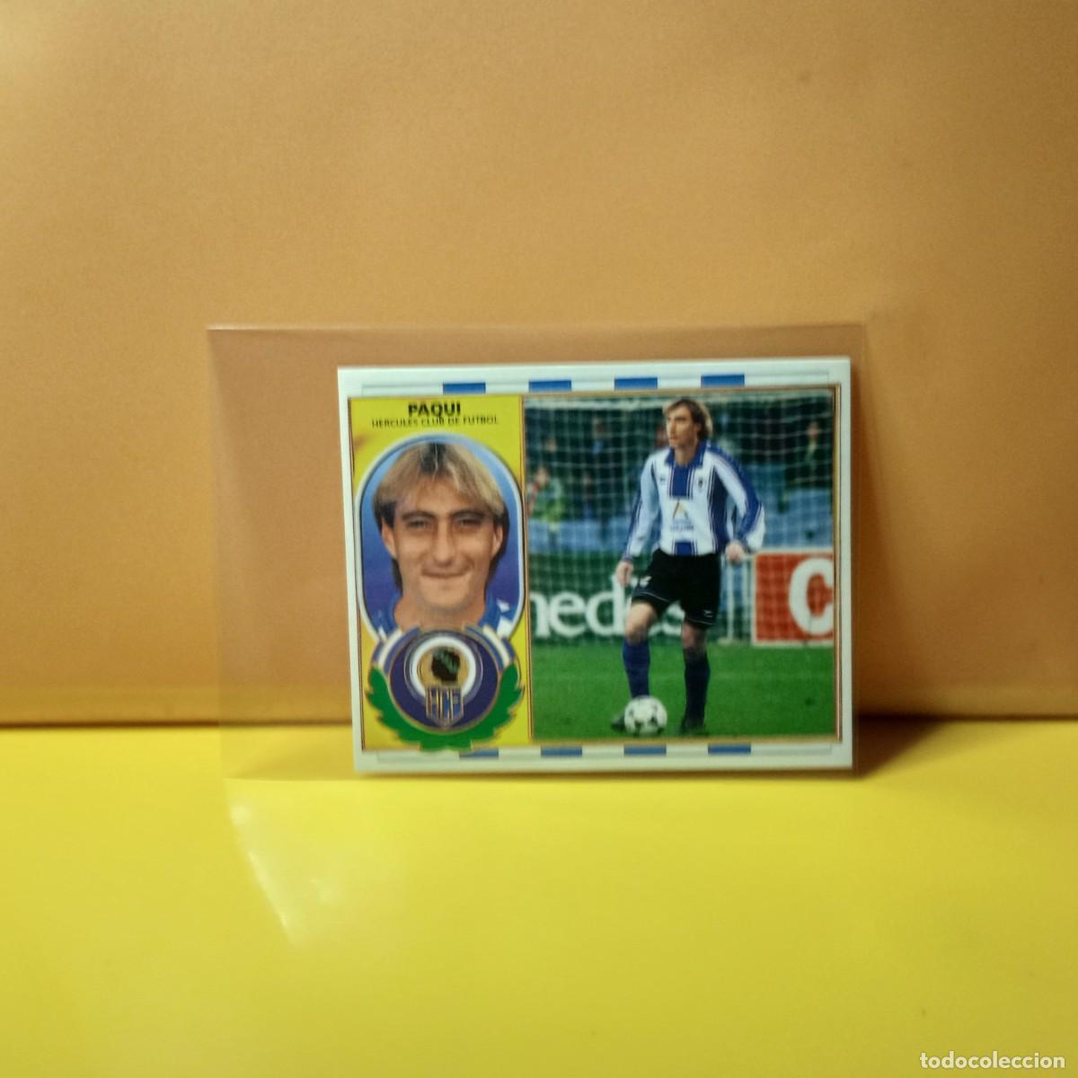Cromos de F&uacute;tbol: EDICIONES ESTE 1996 1997 96 97 HERCULES C.F PAQUI (BAJA)