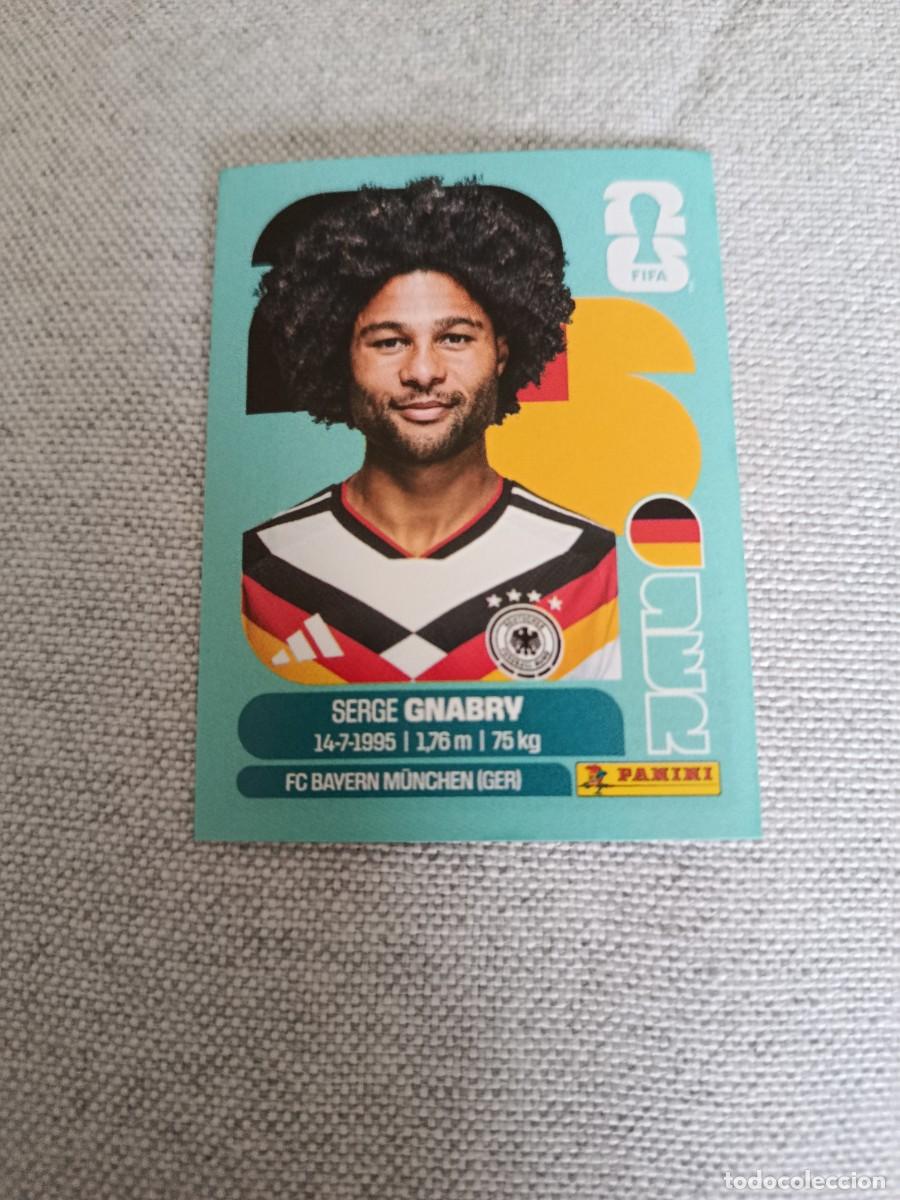 Fu&szlig;ball-Sticker: Panini Mundial 2026 Estados Unidos-Mexico. 16- Gnabry. Alemania. Nunca pegado.
